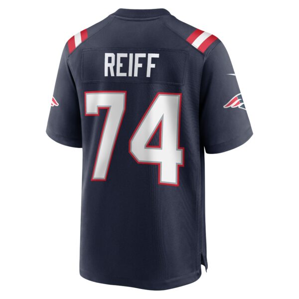 Men’s New England Patriots Riley Reiff Nike Navy Game Jersey