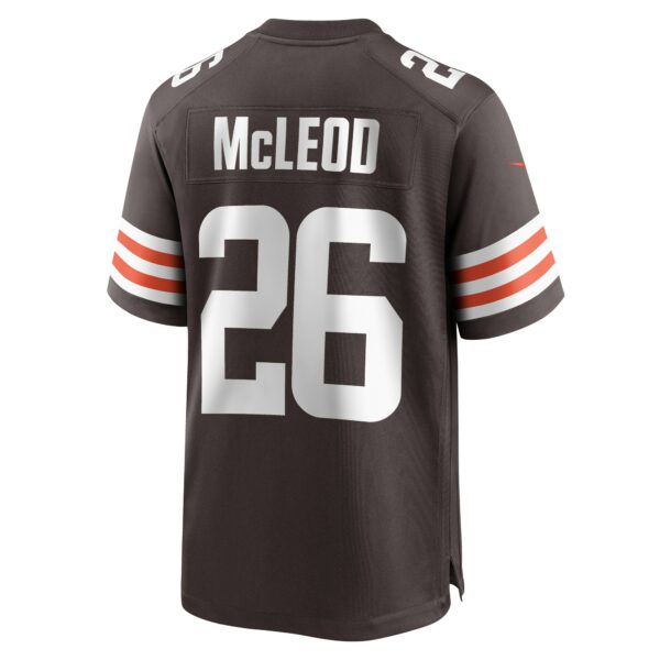 Men’s Cleveland Browns Rodney McLeod Nike Brown Team Game Jersey