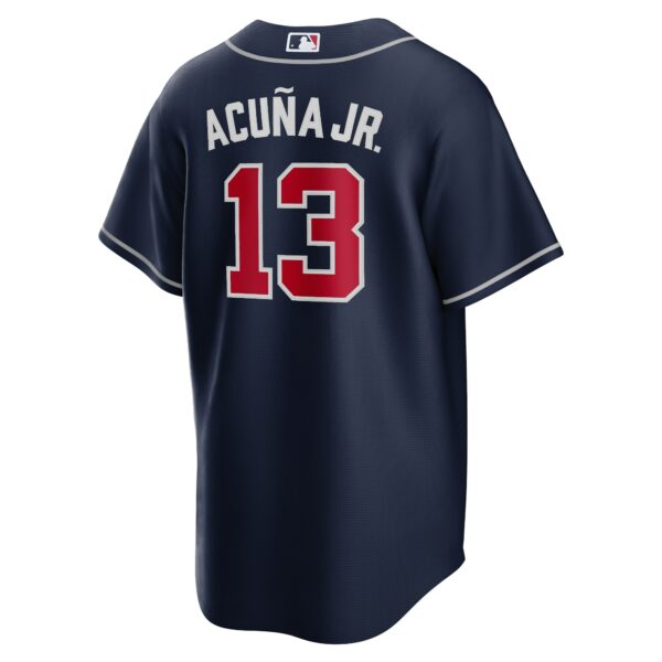 Men’s Atlanta Braves Ronald Acuna Jr. Nike Navy Alternate Replica Player Name Jersey