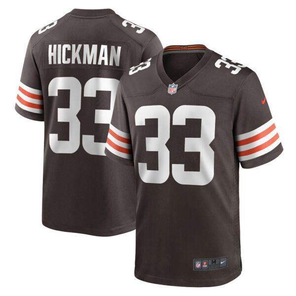 Men’s Cleveland Browns Ronnie Hickman Nike Brown Team Game Jersey