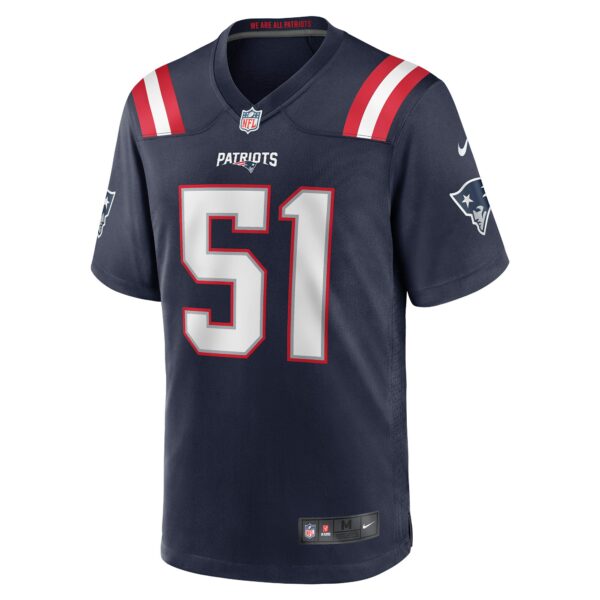 Men’s New England Patriots Ronnie Perkins Nike Navy Game Jersey