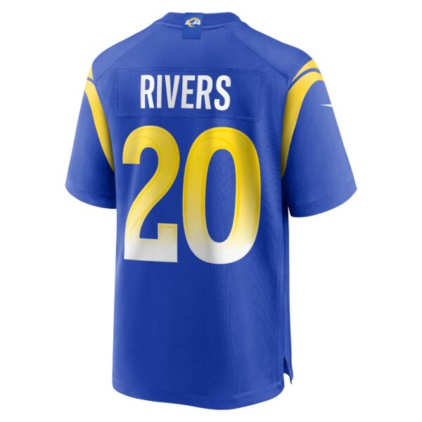 Men’s Los Angeles Rams Ronnie Rivers Nike Royal Team Game Jersey