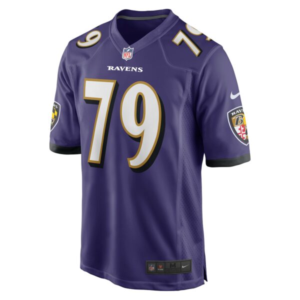 Men’s Baltimore Ravens Ronnie Stanley Nike Purple Game Jersey