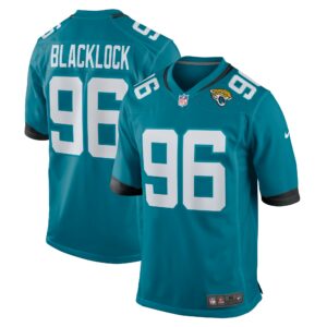 Men's Jacksonville Jaguars Ross Blacklock Nike Teal Team Game Jersey