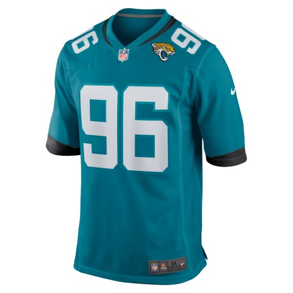 Men’s Jacksonville Jaguars Ross Blacklock Nike Teal Team Game Jersey