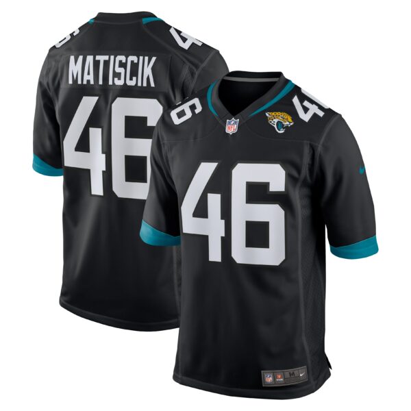 Men’s Jacksonville Jaguars Ross Matiscik Nike Black Game Jersey