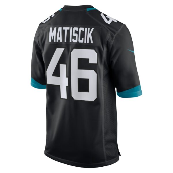 Men’s Jacksonville Jaguars Ross Matiscik Nike Black Game Jersey