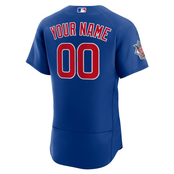 Men’s Chicago Cubs Nike Royal Alternate Authentic Custom Jersey