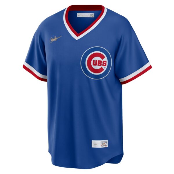 Men’s Chicago Cubs Nike Royal Road Cooperstown Collection Team Jersey