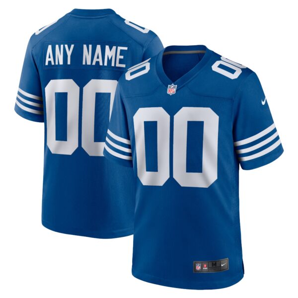 Men’s Indianapolis Colts Nike Royal Alternate Custom Jersey