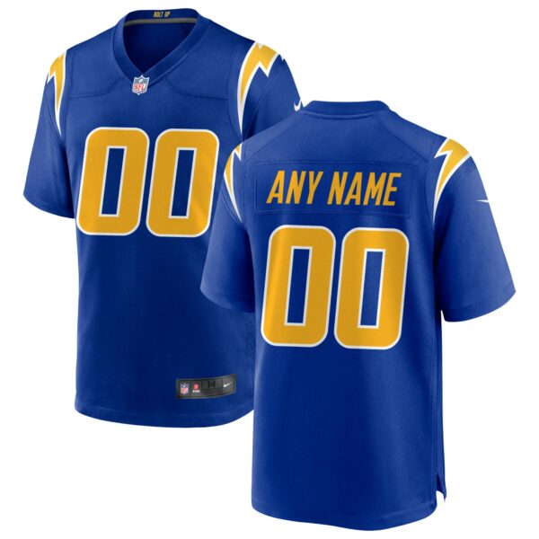 Men’s Los Angeles Chargers Nike Royal Alternate Custom Game Jersey