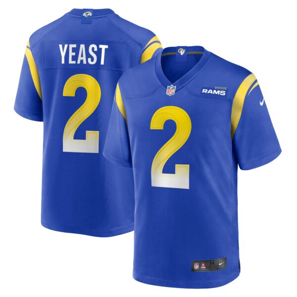 Men’s Los Angeles Rams Russ Yeast Nike Royal Home Game Jersey