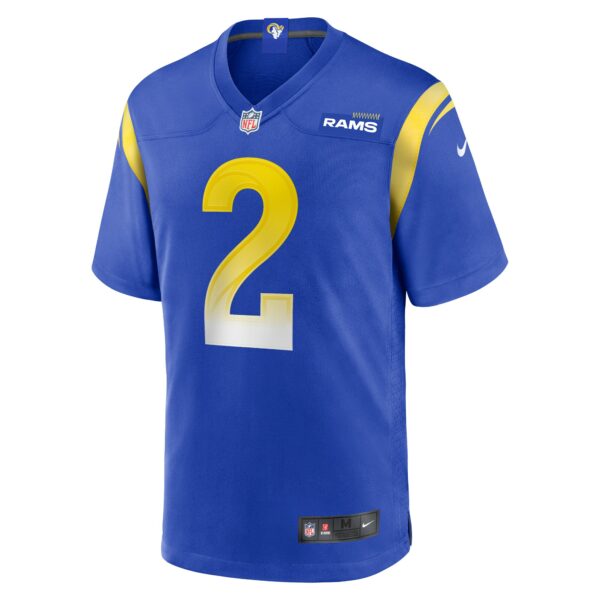 Men’s Los Angeles Rams Russ Yeast Nike Royal Home Game Jersey