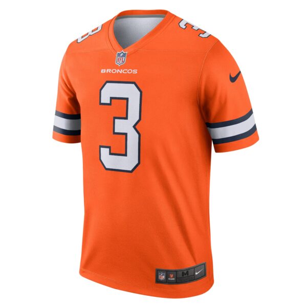 Men’s Denver Broncos Russell Wilson Nike Orange Alternate Legend Jersey