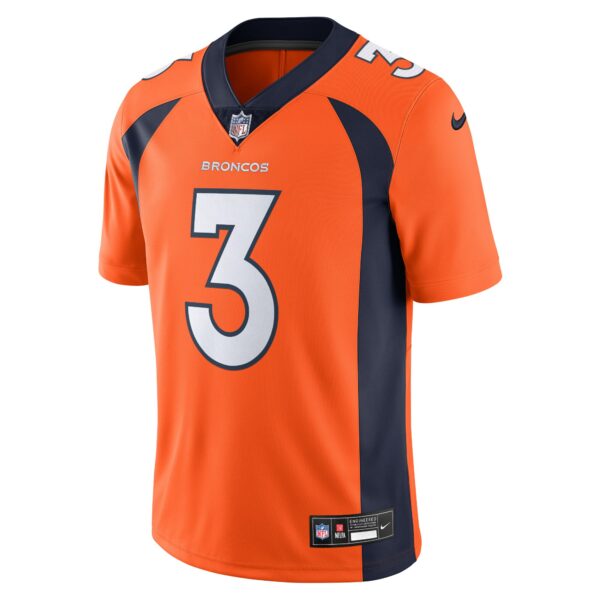 Men’s Denver Broncos Russell Wilson Nike Orange Vapor Untouchable Limited Jersey