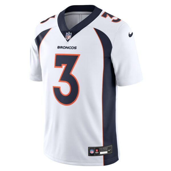 Men’s Denver Broncos Russell Wilson Nike White Vapor Untouchable Limited Jersey