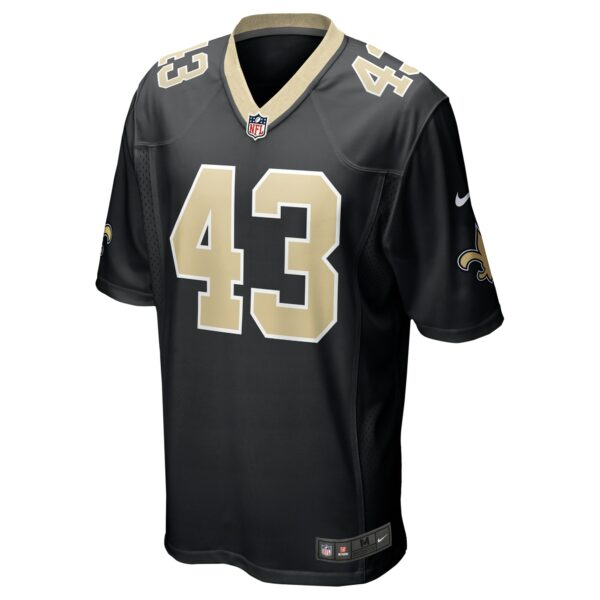 Men’s New Orleans Saints Ryan Connelly Nike Black Team Game Jersey