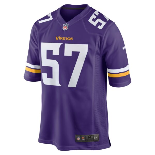 Men’s Minnesota Vikings Ryan Connelly Nike Purple Game Jersey