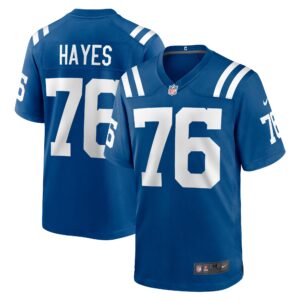 Men's Indianapolis Colts Ryan Hayes Nike Royal Team Game Jersey