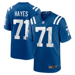 Men's Indianapolis Colts Ryan Hayes Nike Royal Team Game Jersey