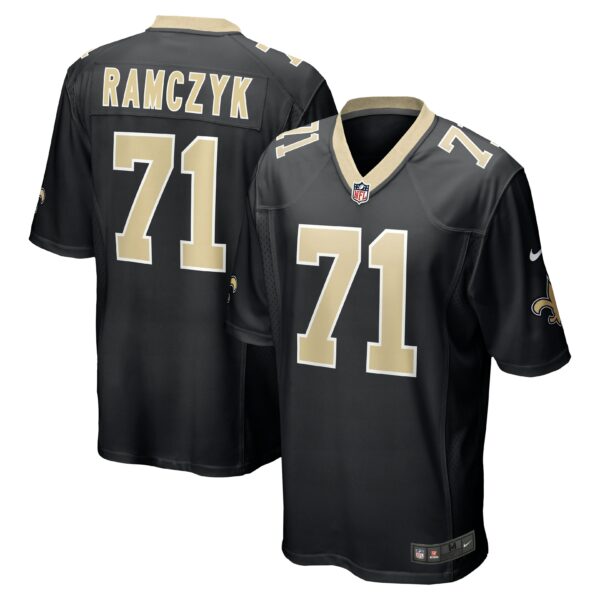 Men’s New Orleans Saints Ryan Ramczyk Nike Black Game Jersey