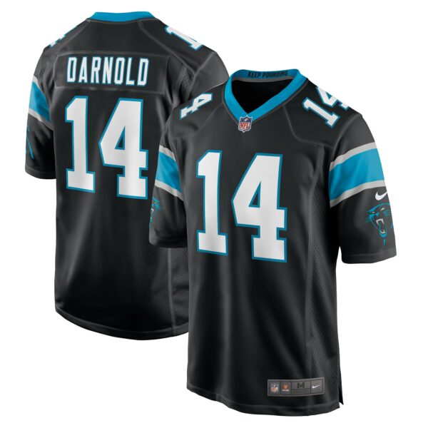 Men’s Carolina Panthers Sam Darnold Nike Black Game Player Jersey