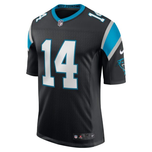 Men’s Carolina Panthers Sam Darnold Nike Black Vapor Limited Jersey