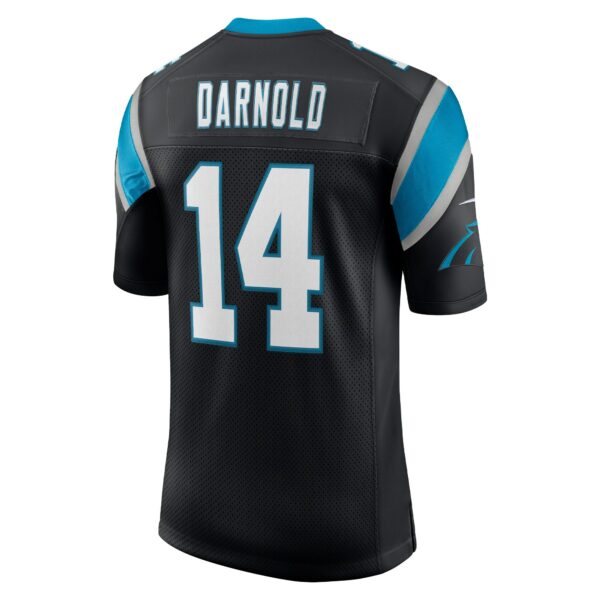 Men’s Carolina Panthers Sam Darnold Nike Black Vapor Limited Jersey