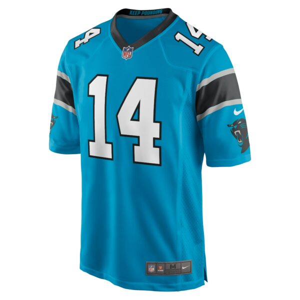 Men’s Carolina Panthers Sam Darnold Nike Blue Game Jersey