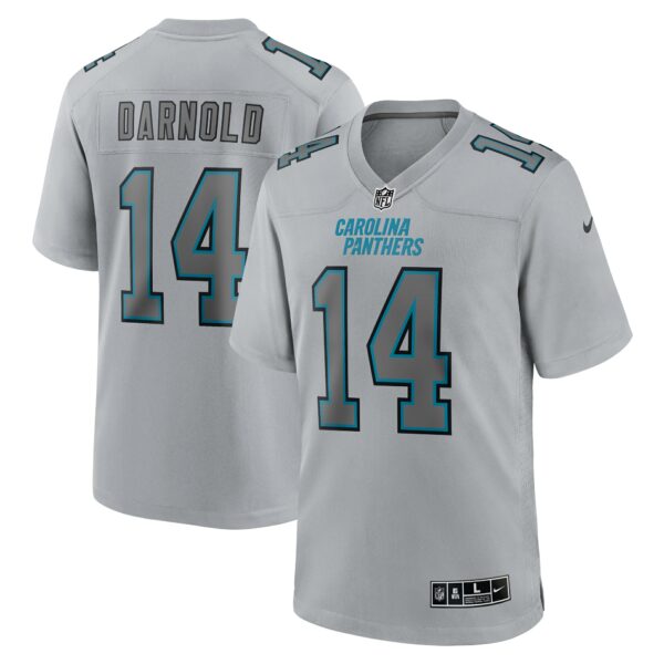 Men’s Carolina Panthers Sam Darnold Nike Gray Atmosphere Fashion Game Jersey