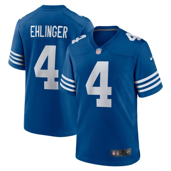 Men’s Indianapolis Colts Sam Ehlinger Nike Blue Game Player Jersey