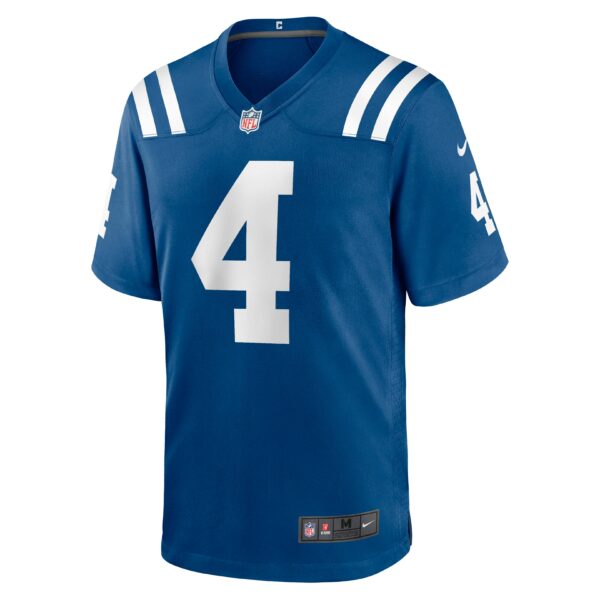 Men’s Indianapolis Colts Sam Ehlinger Nike Royal Game Jersey