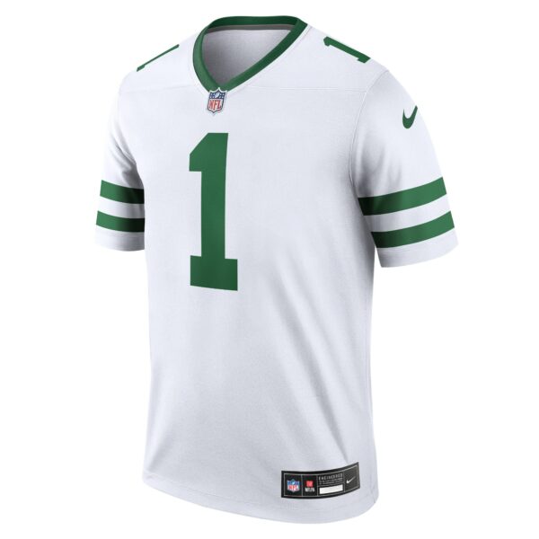 Men’s New York Jets Sauce Gardner Nike White Alternate Legend Jersey