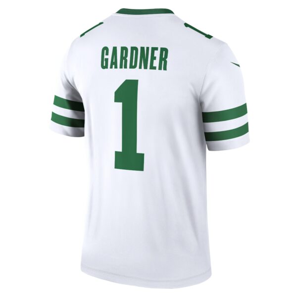 Men’s New York Jets Sauce Gardner Nike White Alternate Legend Jersey