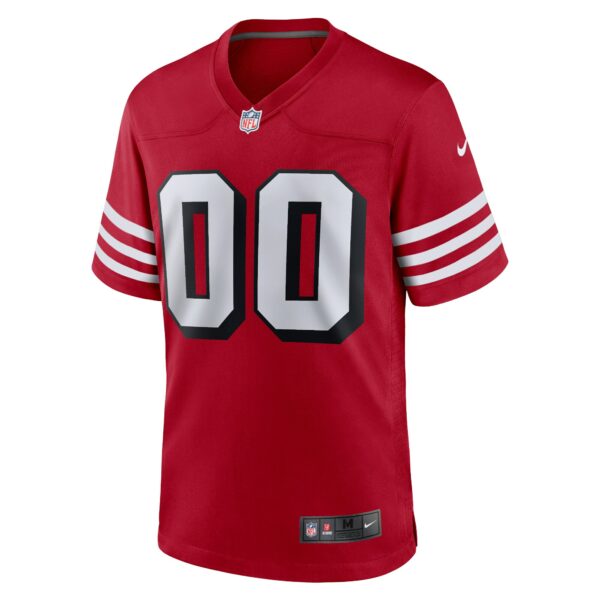 Men’s San Francisco 49ers Nike Scarlet Alternate Custom Game Jersey