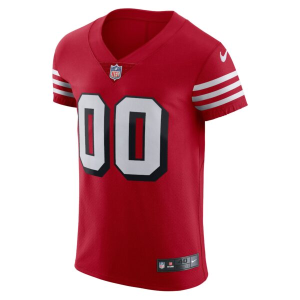 Men’s San Francisco 49ers Nike Scarlet Alternate Vapor Elite Custom Jersey