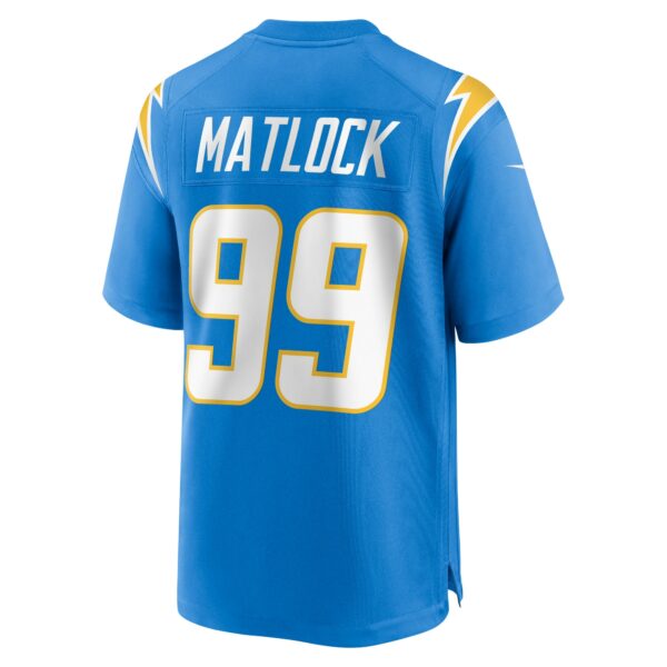 Men’s Los Angeles Chargers Scott Matlock Nike Powder Blue Team Game Jersey