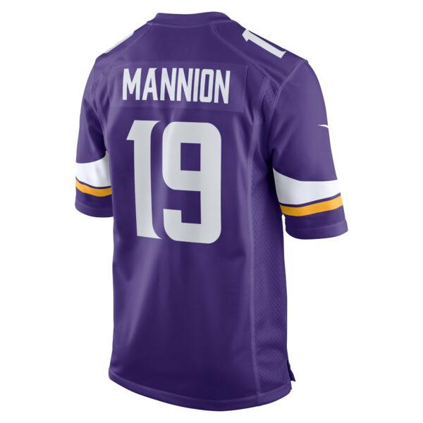 Men’s Minnesota Vikings Sean Mannion Nike Purple Game Jersey