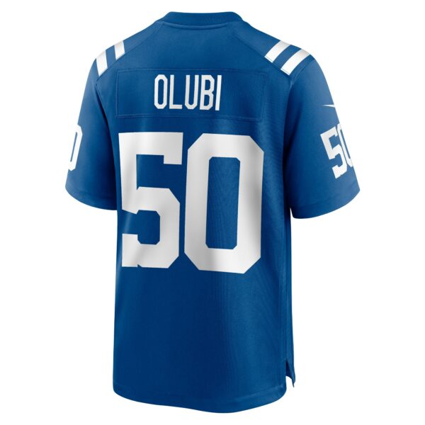 Men’s Indianapolis Colts Segun Olubi Nike Royal Game Player Jersey