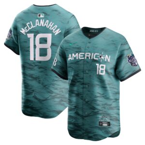 Men's American League Shane McClanahan Nike Teal 2023 MLB All-Star Game Limited Player Jersey