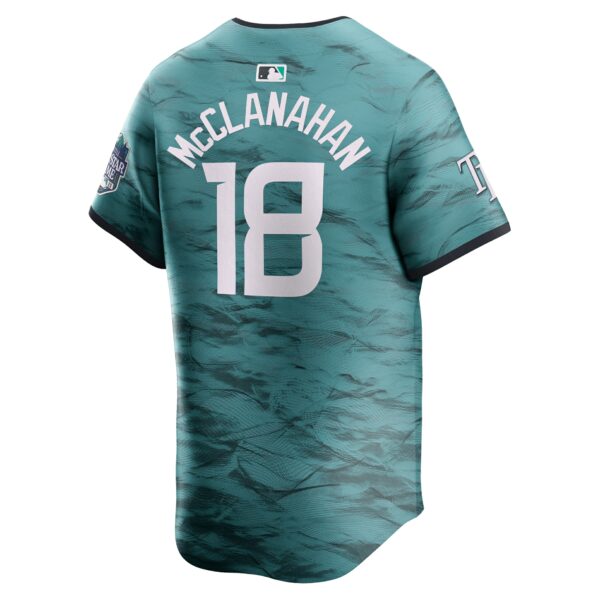 Men’s American League Shane McClanahan Nike Teal 2023 MLB All-Star Game Limited Player Jersey