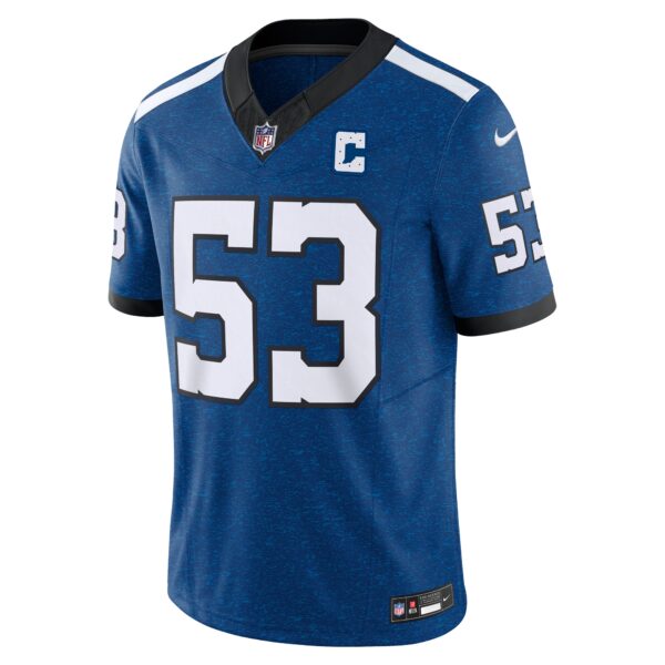 Men’s Indianapolis Colts Shaquille Leonard Nike Blue Vapor F.U.S.E. Limited Jersey