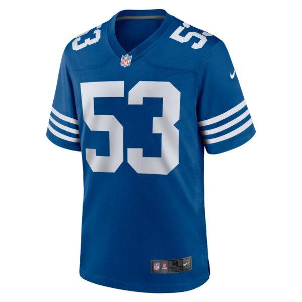 Men’s Indianapolis Colts Shaquille Leonard Nike Royal Alternate Game Jersey