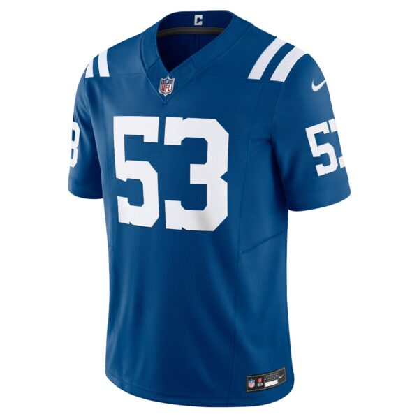 Men’s Indianapolis Colts Shaquille Leonard Nike Royal Vapor F.U.S.E. Limited Jersey