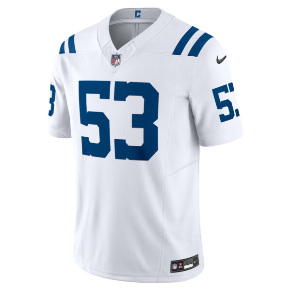 Men’s Indianapolis Colts Shaquille Leonard Nike White Vapor F.U.S.E. Limited Jersey