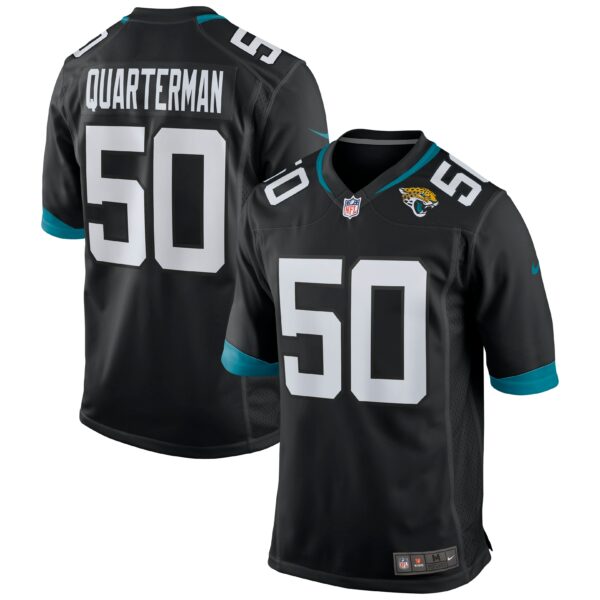 Men’s Jacksonville Jaguars Shaquille Quarterman Nike Black Game Jersey