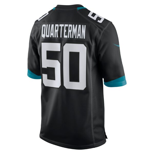 Men’s Jacksonville Jaguars Shaquille Quarterman Nike Black Game Jersey