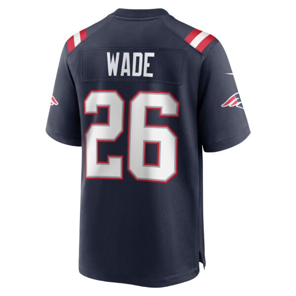 Men’s New England Patriots Shaun Wade Nike Navy Game Jersey