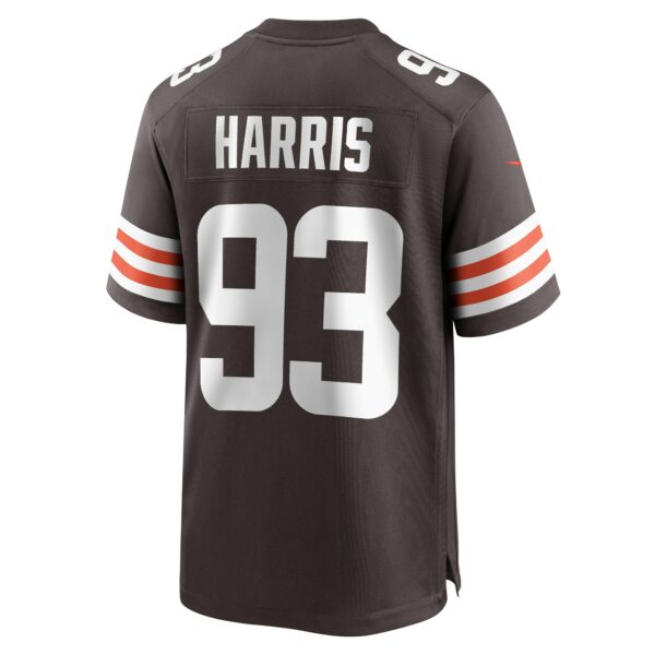 Men’s Cleveland Browns Shelby Harris Nike Brown Team Game Jersey