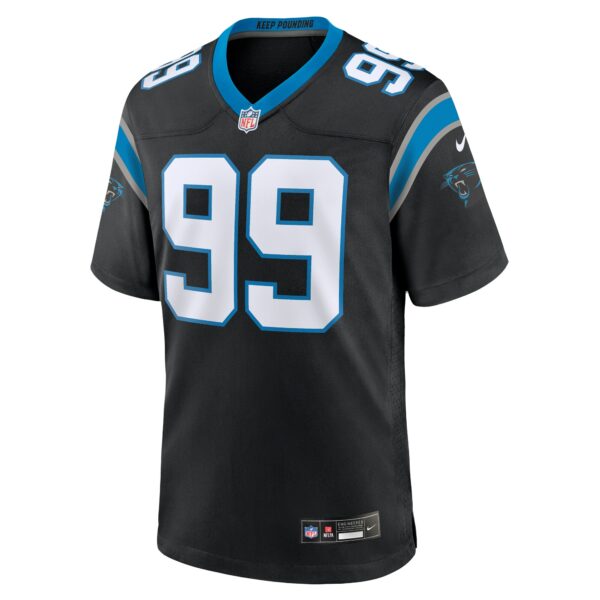 Men’s Carolina Panthers Shy Tuttle Nike Black Game Player Jersey